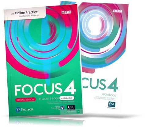 Focus 2nd edition 4, Student's book + Workbook for Learning English (Pearson) 9781292301921/2 фото