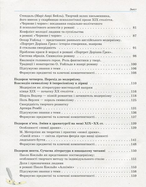 10 клас. Зарубіжна література Підручник Рівень стандарту (Паращич В.В., Фефілова Г.Є., Коновалова М.В.), Ранок 9786170943309 фото