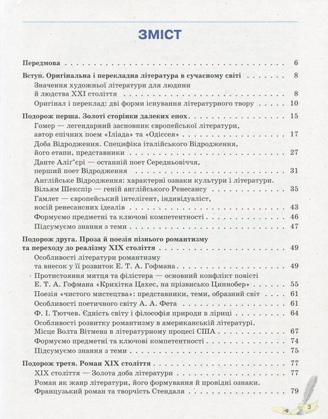 10 клас. Зарубіжна література Підручник Рівень стандарту (Паращич В.В., Фефілова Г.Є., Коновалова М.В.), Ранок 9786170943309 фото