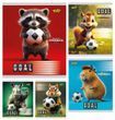Зошит "Футболісти" 12 аркушів у лінію, білизна 100% (набір 10 шт.), Тетрада Т-ТА62105 фото