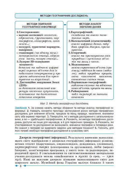 8 клас НУШ. Географія Підручник. (Кобернік С.Г., Коваленко Р.Р.), Абетка А-573 фото