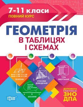 5-11 клас. Таблиці та схеми. Геометрія в схемах та таблицях (Роганін О.М.), Торсинг 9789669397058 фото