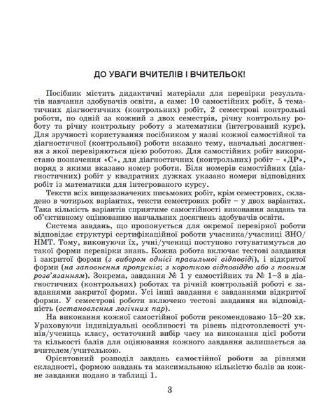 8 клас НУШ. Геометрія. Самостійні та діагностичні роботи (Істер О. С), Генеза 9786178370688 фото