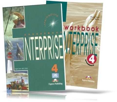 Enterprise 4 Intermediate, Coursebook + Workbook for Learning English (Exspress Publishing) 9781842168219/33 фото