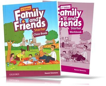 Family and Friends 2th edition Starter, Class book + Workbook for Learning English (Oxford) 9780194808354/019 фото