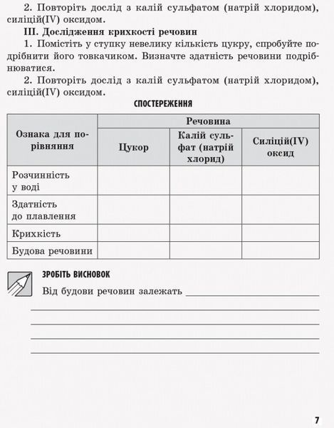 8 клас. Хімія Зошит для лабораторних дослідів і практичних робіт (Григорович О.В., Черевань І.І.), Ранок 9786170930200 фото