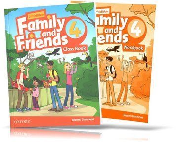 Family and Friends 2th edition 4, Class book + Workbook, Oxford 9780194808422/8088 фото