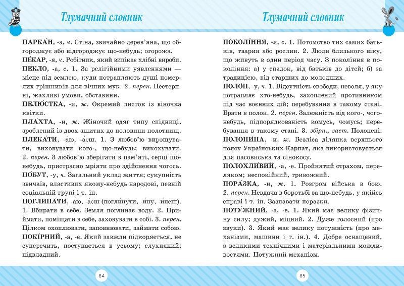 1~4 клас. Початкова школа. Словник 7 в одному (Володарская А.М.), Торсинг 9786175241585 фото