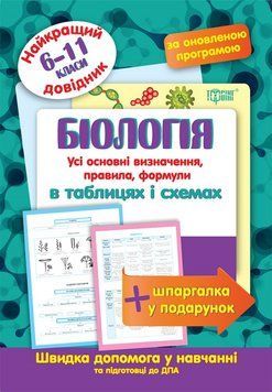 6-9 клас. Біологія в таблицях та схемах. Найкращий довідник (Евсеев Р. С.), Торсинг 9789669393609 фото