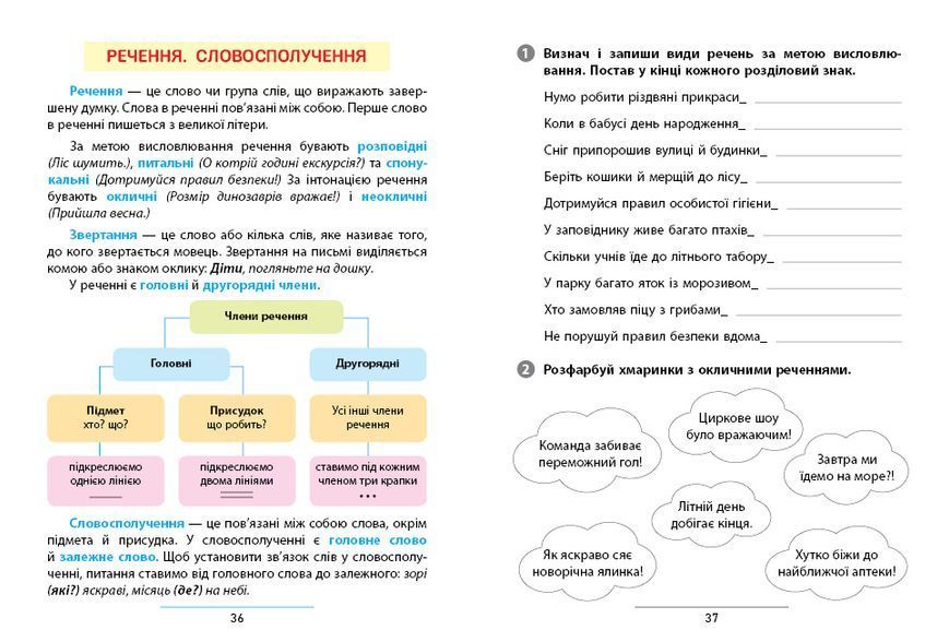 3 клас НУШ. Українська мова. Правила та практикум (Каднікова О. Ю.), Ула 9786175443545 фото