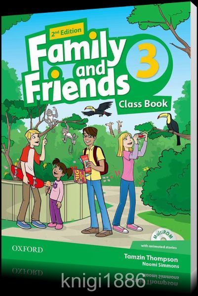Family and Friends 2th edition 3, Class book + Workbook for Learning English (Oxford) 9780194808408/8064 фото
