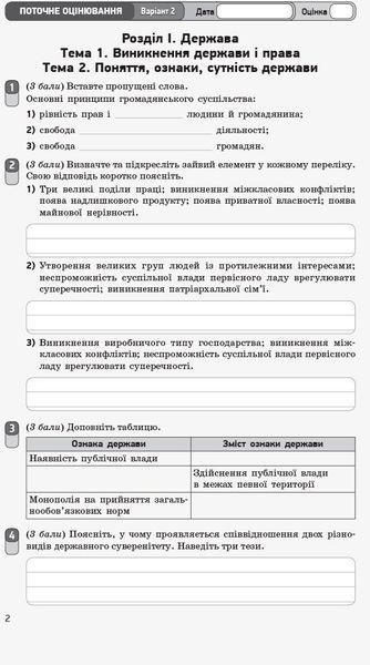 10 клас. Правознавство Зошит для оцінювання результатів навчання (Машика В. Т.), Ранок 9786170955944 фото