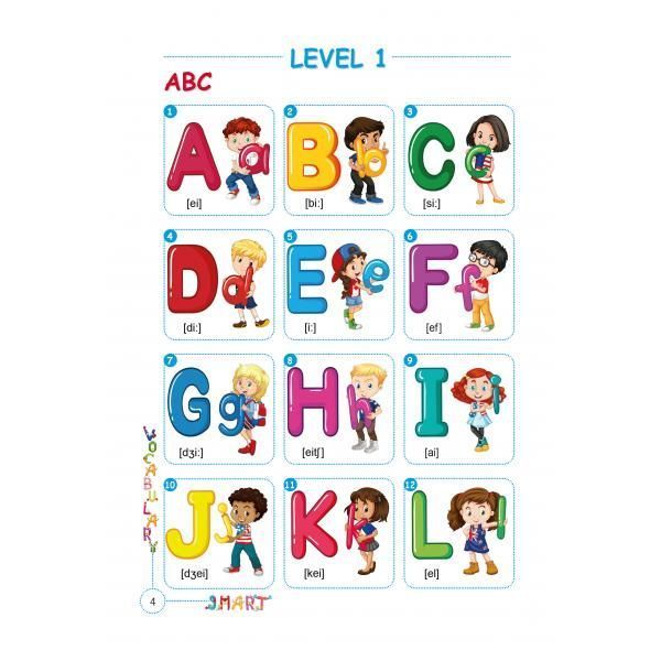 1-4 класи НУШ. Smart Vocabulary for Kids. Англійський словник. (І. В. Доценко, О. В. Євчук), Абетка А-480 фото