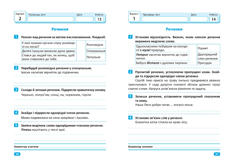 4 клас. Українська мова. Індивідуальні роботи. (Шевченко К.М.), Торсінг 9786175240366 фото