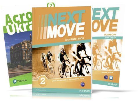 Next Move 2, Student's book + Workbook + ACROSS UKRAINE (Pearson) 9781408293621/3 фото