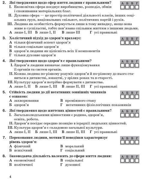 9 клас. Основи здоров'я Робочий зошит + додат. Нова програма (Тагліна О.В.), Ранок 9786170935649 фото