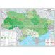 Карта транспортна система України 160x110 см М 1:850 000 ламінована, Інститут передових технологій IPT-379 фото 1