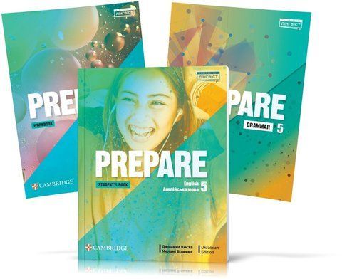5 клас НУШ. Англійська мова. Prepare. КОМПЛЕКТ: Student`s book+ Workbook + Grammar (Пухта), Лінгвіст 9786178002718/3 фото