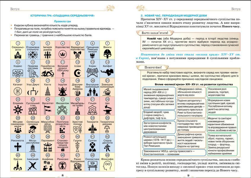 8 клас НУШ. Всесвітня Історія. Підручник (Щупак І.Я.) Оріон 9789669914088 фото