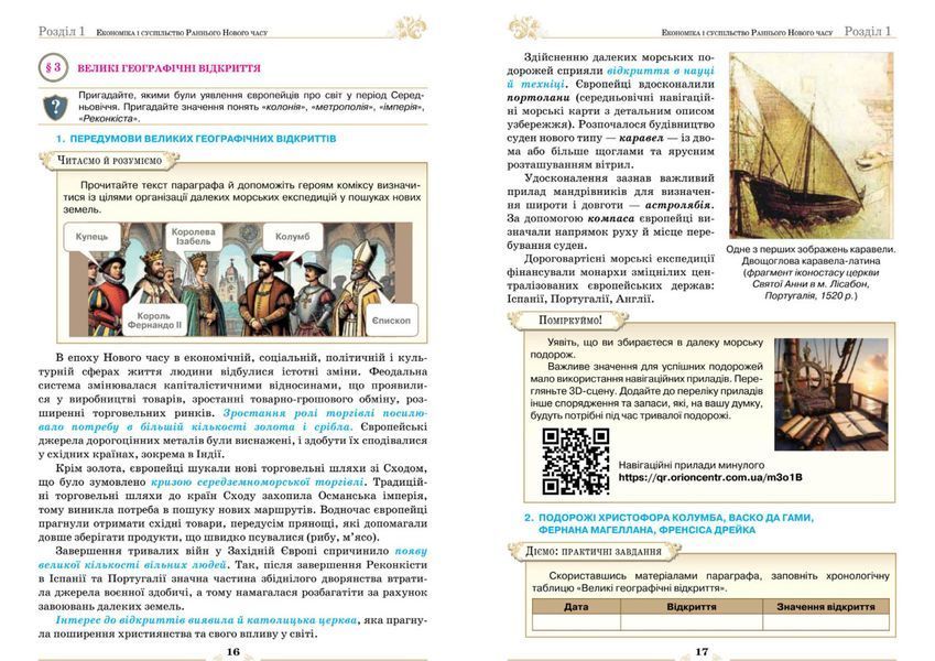 8 клас НУШ. Всесвітня Історія. Підручник (Щупак І.Я.) Оріон 9789669914088 фото