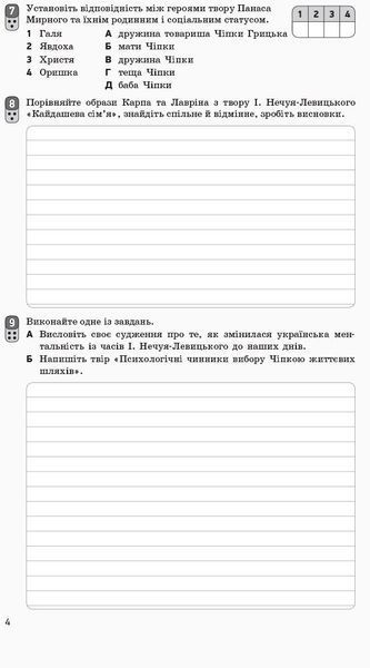 10 клас. Українська література. Контроль навчальних досягнень. Рівень стандарту Нова програма (Паращич В.В.), Ранок 9786170946348 фото