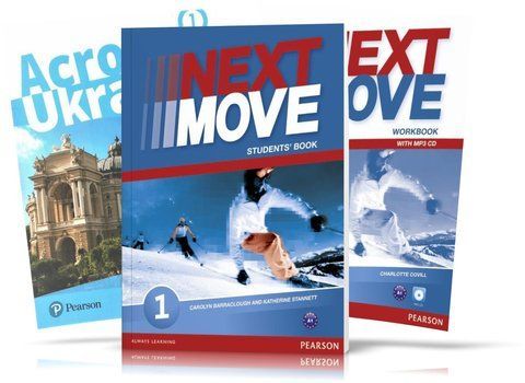Next Move 1, Student's book + Workbook + ACROSS UKRAINE (Pearson) 9781408293614/3 фото