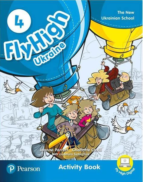 Fly High 4 UKRAINE, Pupil's book + Activity Book + FUN GRAMMAR (Pearson) 9781408248232/3 фото