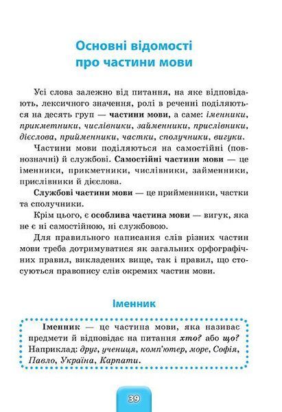 1~4 клас. Шкільний довідничок ~ Український правопис ( Терещенко В. М.), Видавництво УЛА 9789662841831 фото