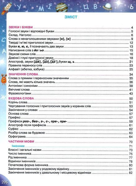 1-4 клас НУШ. Подорож мовним всесвітом. Довідник з української мови (Пономарьова К.І.), Оріон 9789669912732 фото