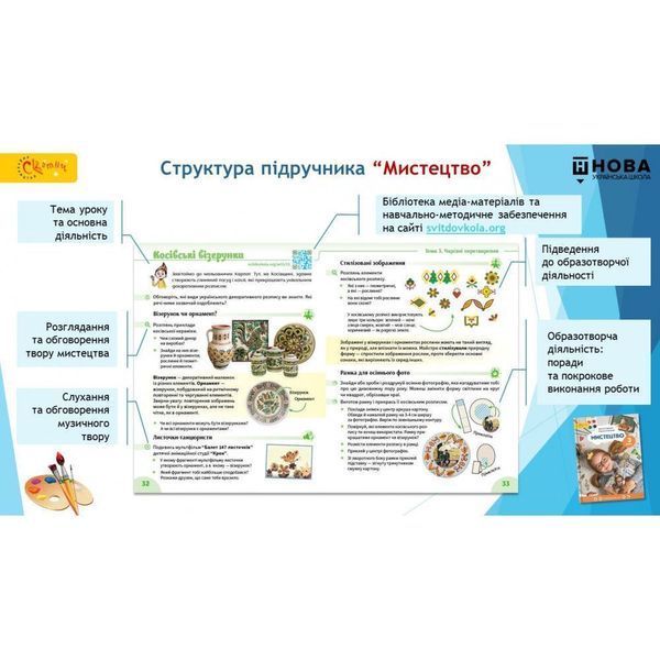 3 клас НУШ. Мистецтво. Підручник. (Стеценко І.), СВІТИЧ 9789668506345 фото