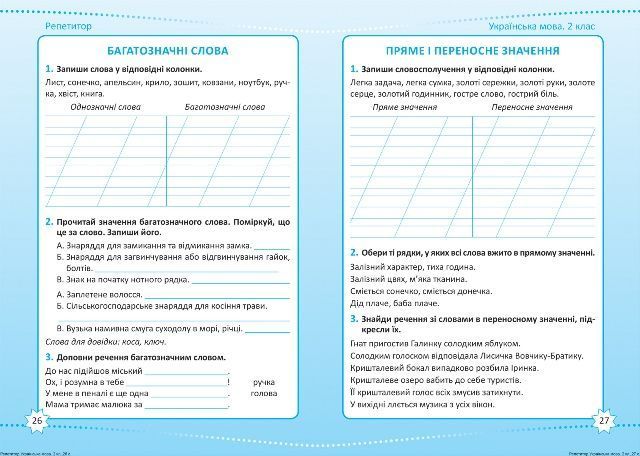 2 клас. Репетитор. НУШ. Українська мова (Щербак Г. В.), Торсинг 9786175242315 фото