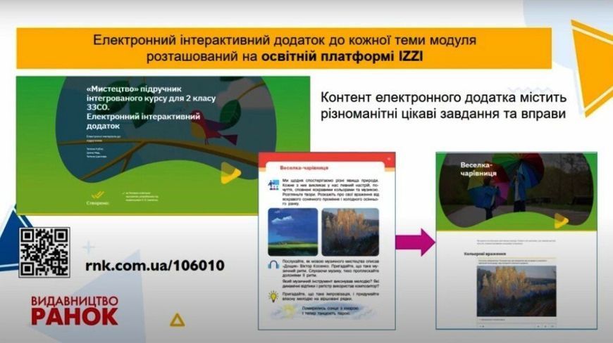 2 клас НУШ. Мистецтво. Підручник інтегрованого курсу (Рубля Т.Є., Щеглова Т.Л., Мед І.Л.), Ранок 9786170990174 фото