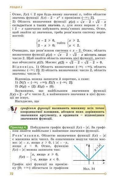 9 клас. Алгебра. Підручник (Істер О. С.), Генеза 9786178363031 фото