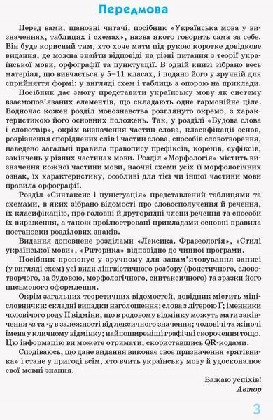 5 ~ 11 клас. Українська мова у визначеннях таблицях і схемах. Рятівник 2.0 (Копитіна І.В.), Ранок 9786170965073 фото