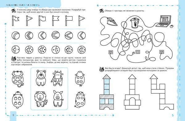 5+. Успішний старт. МИСЛЕННЯ, увага та ПАМ&rsquo;ЯТЬ (Василь Федієнко., Галина Дерипаско), Школа 9789664298527 фото