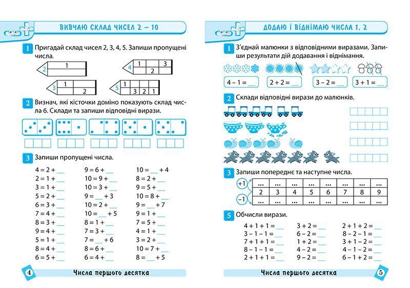 1 клас НУШ. Математика. Тематичний тренажер (Аліна О.Г.), Торсинг 9786175244586 фото