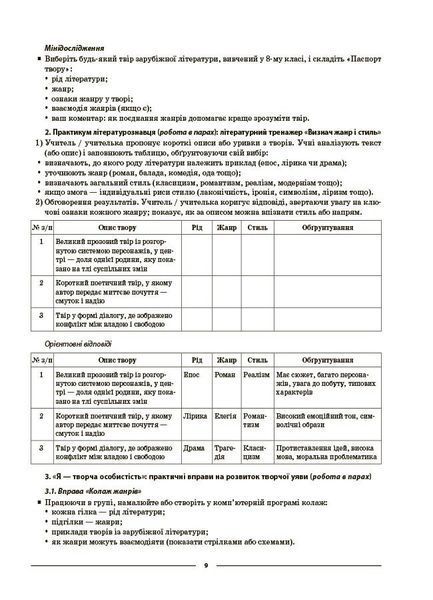 9 клас НУШ. Зарубіжна література. Мій конспект. Матеріали до уроків. (Старова О.О.), Основа 9786170039507 фото