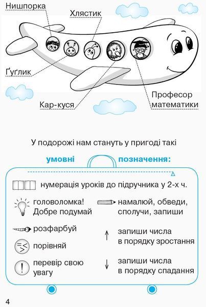 1 клас. НУШ Математика Робочий зошит 1 частина (Гісь О.М., Філяк І.В., Зелінська М.М.), Ранок 9786170927248 фото