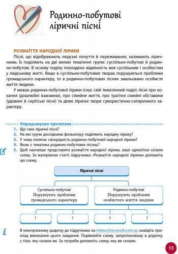 9 клас. Українська література Підручник (Борзенко О.І., Лобусова О.В.), Ранок 9786170933744 фото