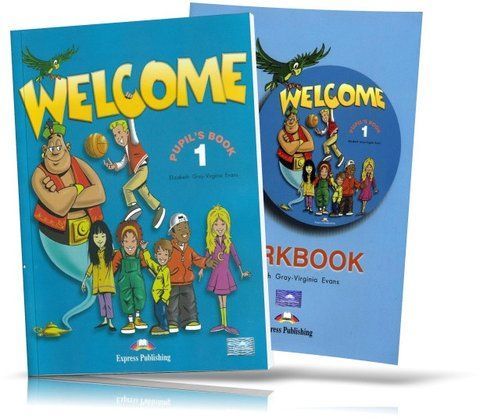 Welcome 1, Pupil's book + Workbook for Learning English (Express Publishing) 9781844662005/1903128015 фото