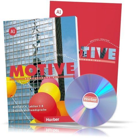 Motive A1, Kursbuch + Arbeitsbuch + CD, Lektion 1-8 Deutsch als Fremdsprache (Hueber) 9783190018802/2 фото