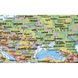Карта світу загальногеографічна 158x107 см М 1:22 000 000 картонна на планках, Інститут передових технологій IPT-186 фото 2