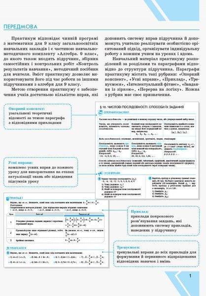 9 клас. Алгебра. Практикум. Під редакцією Прокопенко Н.С. (Прокопенко Н. С., Захарійченко Ю. О., Кінащук Н. Л.), Ранок 9786170949691 фото