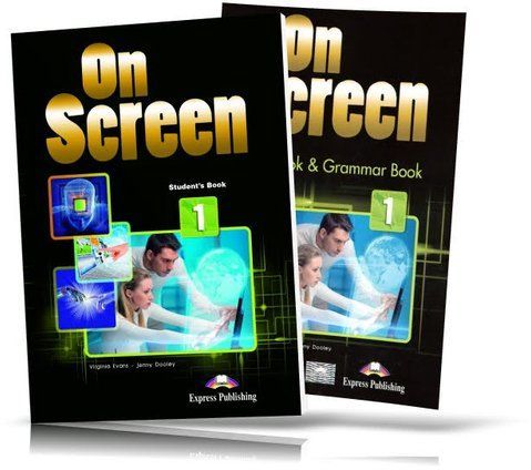 On Screen 1, Student's book + Workbook for Learning English (Express Publishing) 9781471534751/75 фото