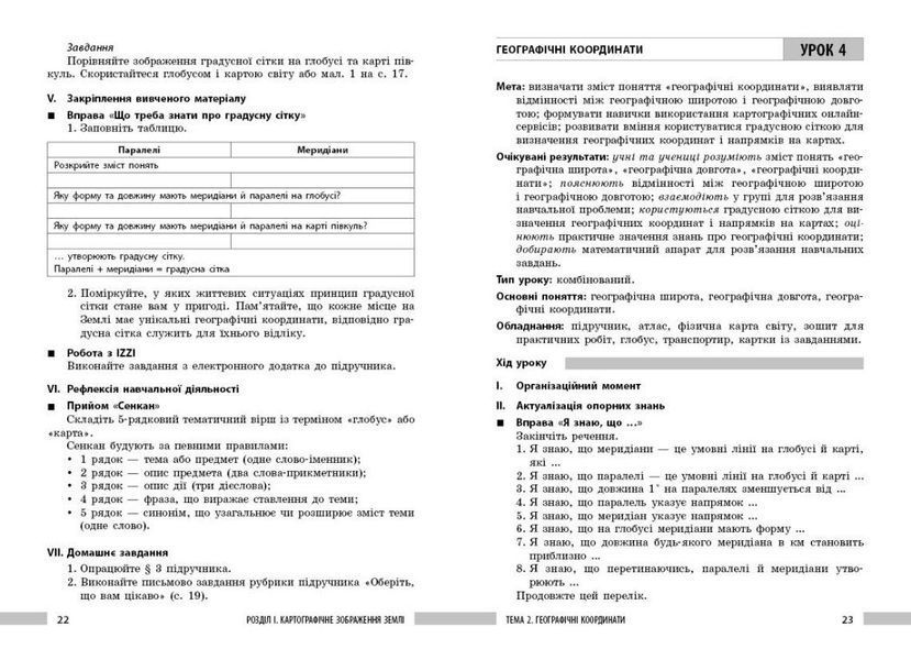7 клас НУШ. Географія. Розробки уроків (Філончук З.В., Хаврусь І.), Ранок 9786178771065 фото