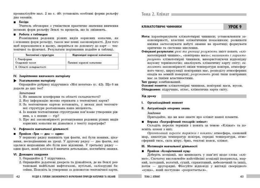 7 клас НУШ. Географія. Розробки уроків (Філончук З.В., Хаврусь І.), Ранок 9786178771065 фото