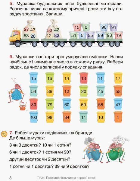 2 клас. НУШ Математика. Підручник (Гісь О.М., Філяк І.В.), Ранок 9786170927224 фото