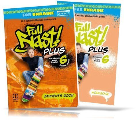 6 клас. НУШ Англійська мова. Full Blast Plus. КОМПЛЕКТ: Student`s book (тверда обкладинка) + Workbook (Мітчелл Г.), MM Publications 9786178002770/6 фото