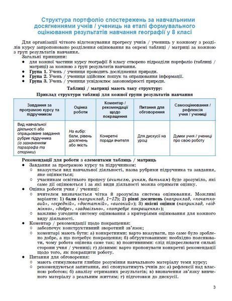 8 клас НУШ. Географія. Зошит для формувального, підсумкового та тематичного оцінювання (Безуглий В., Лисичарова Г.), Генеза 9786178370855 фото
