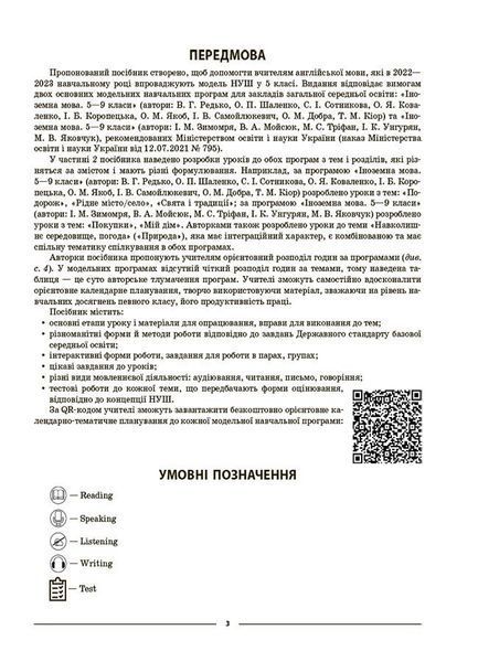 5 клас НУШ. Англійська мова. Частина 2. Мій конспект. Матеріали до уроків (Горбунова Ю.Г., Кончіч В.В.), Основа 9786170041296 фото